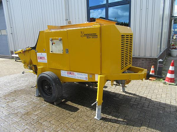 2014 PUTZMEISTER BSA 1005 DC- concrete pump. - Pompe à béton stationnaire: photos 2 2014 PUTZMEISTER BSA 1005 DC- concrete pump. - Pompe à béton stationnaire: photos 2