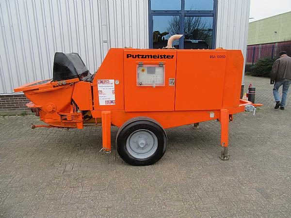 2014 PUTZMEISTER BSA1005 DC trailer mounted. - Pompe à béton stationnaire: photos 2 2014 PUTZMEISTER BSA1005 DC trailer mounted. - Pompe à béton stationnaire: photos 2