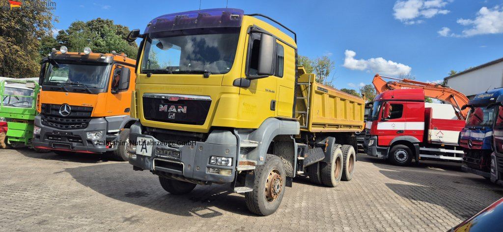 MAN TGS 26.480 Meiller 3 Seiten, Blatt Blatt, 6x6, Schalter - Camion benne: photos 1 MAN TGS 26.480 Meiller 3 Seiten, Blatt Blatt, 6x6, Schalter - Camion benne: photos 1
