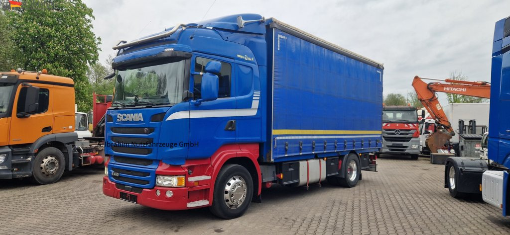 Scania R410 Retarder, Klima, Standklima - Camion à rideaux coulissants: photos 1 Scania R410 Retarder, Klima, Standklima - Camion à rideaux coulissants: photos 1