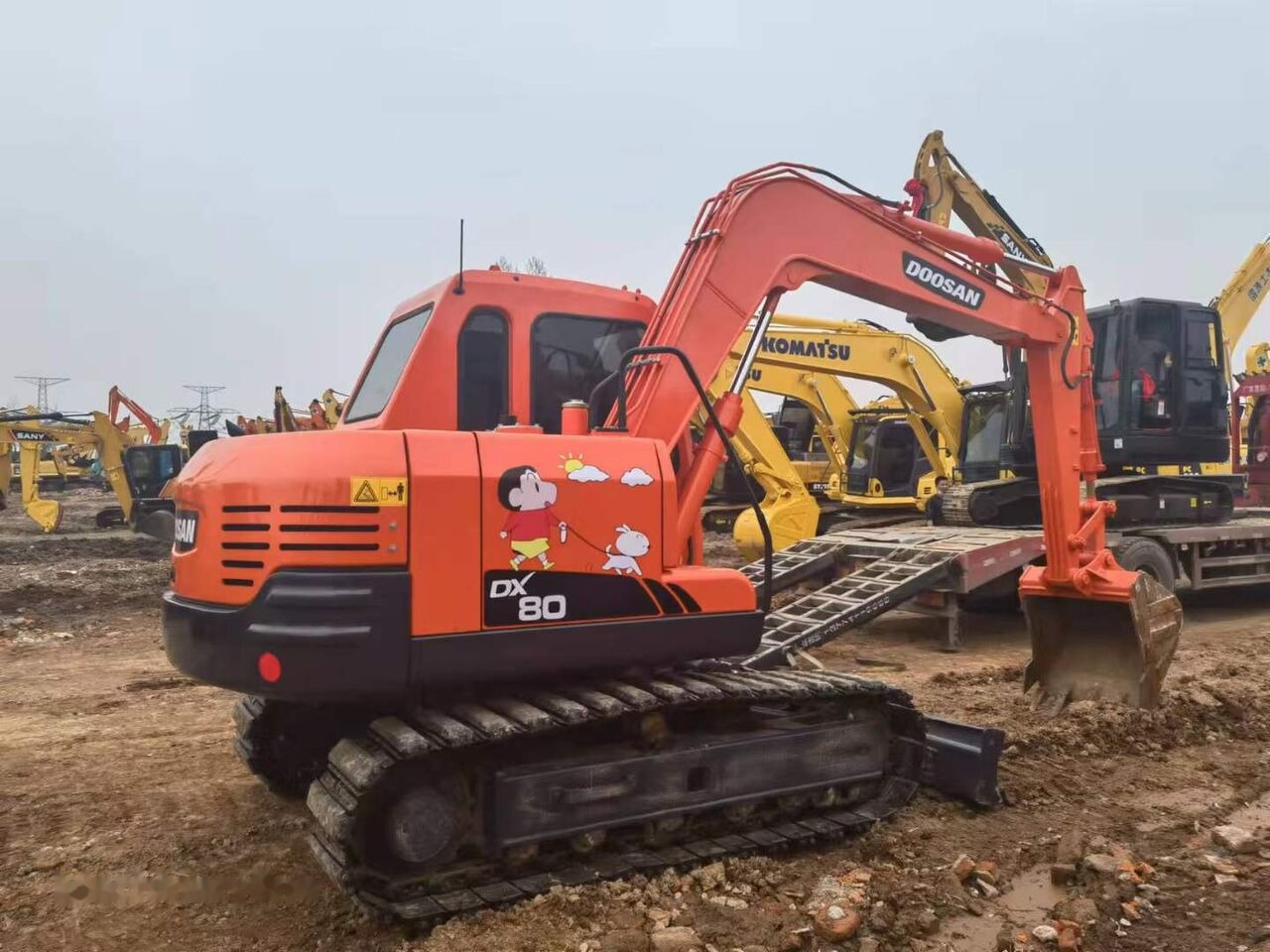 Doosan DX80 - Pelle sur chenille: photos 3 Doosan DX80 - Pelle sur chenille: photos 3