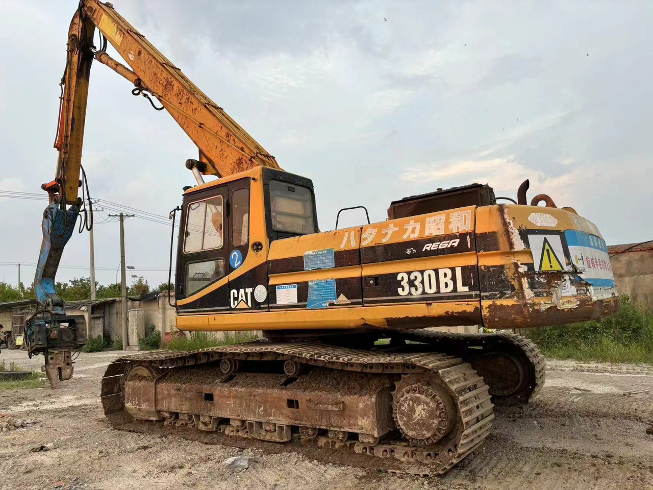CATERPILLAR CAT 330BL Pile driver - Mât de battage: photos 1 CATERPILLAR CAT 330BL Pile driver - Mât de battage: photos 1