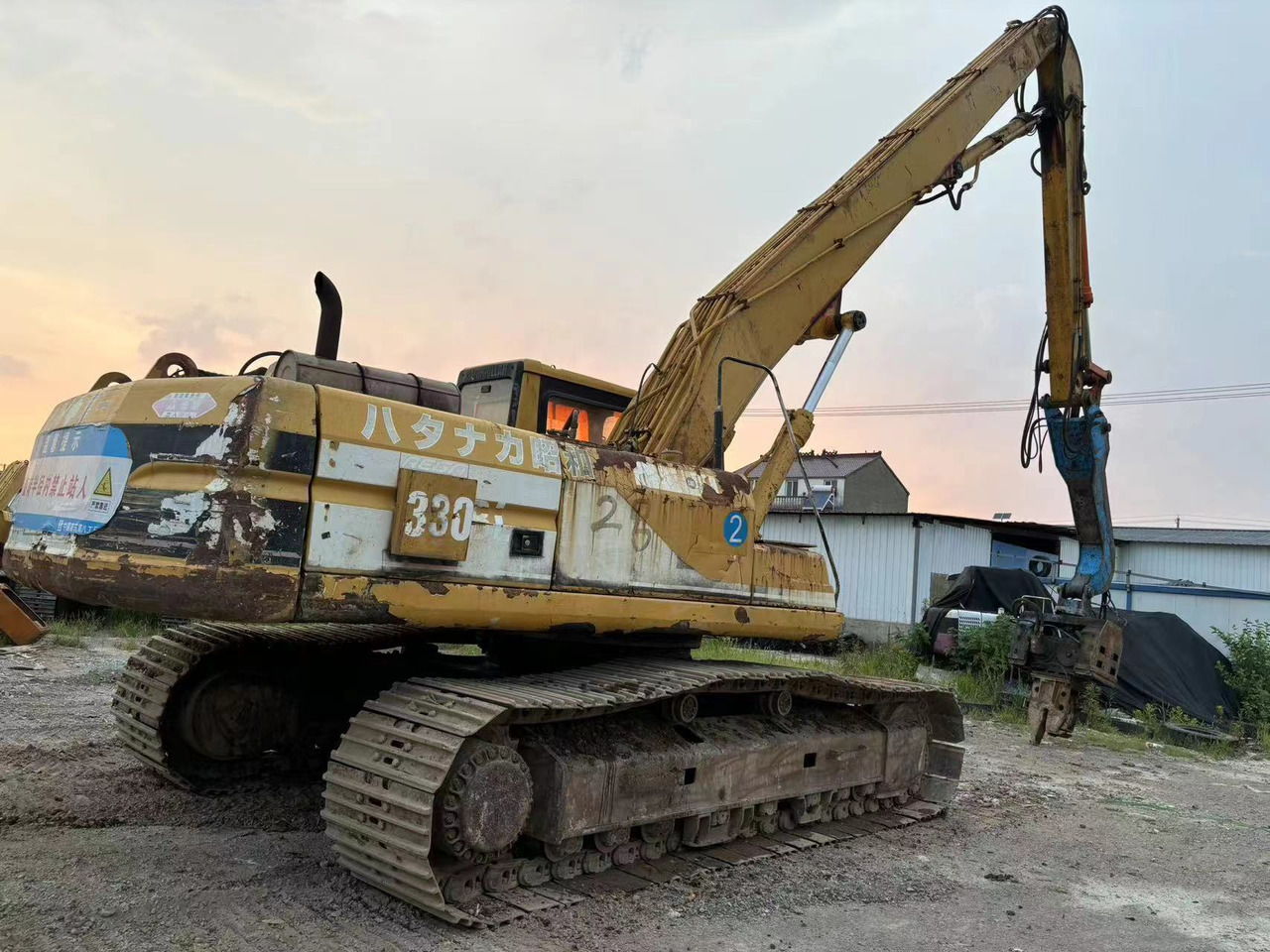CATERPILLAR CAT 330BL Pile driver - Mât de battage: photos 3 CATERPILLAR CAT 330BL Pile driver - Mât de battage: photos 3