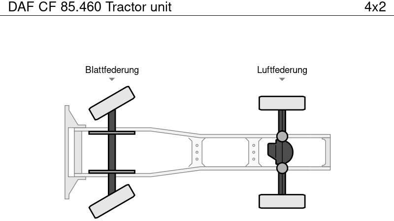 Tracteur routier DAF CF 85.460 Tractor unit: photos 16