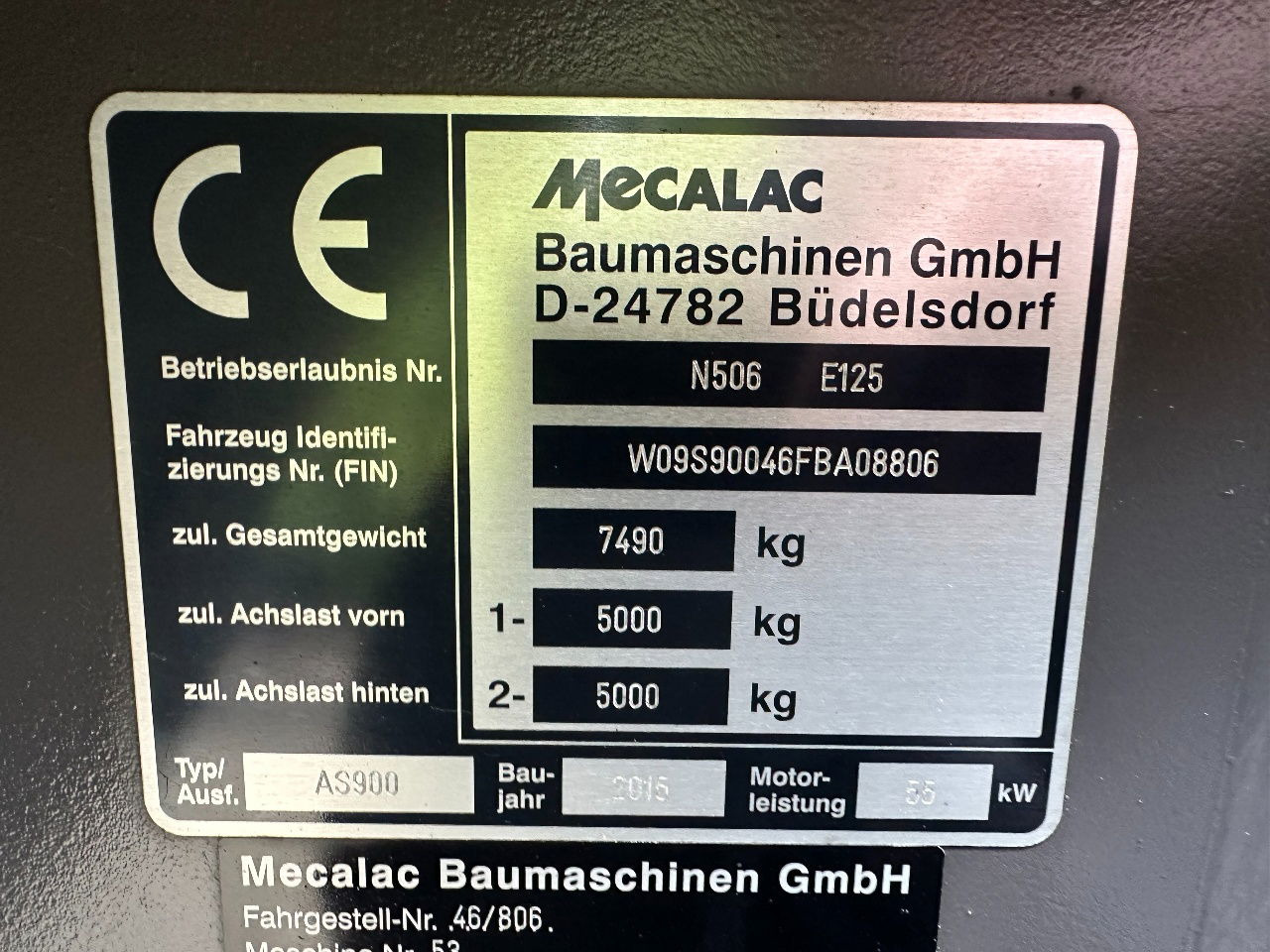 Chargeuse sur pneus Mecalac AS900: photos 10