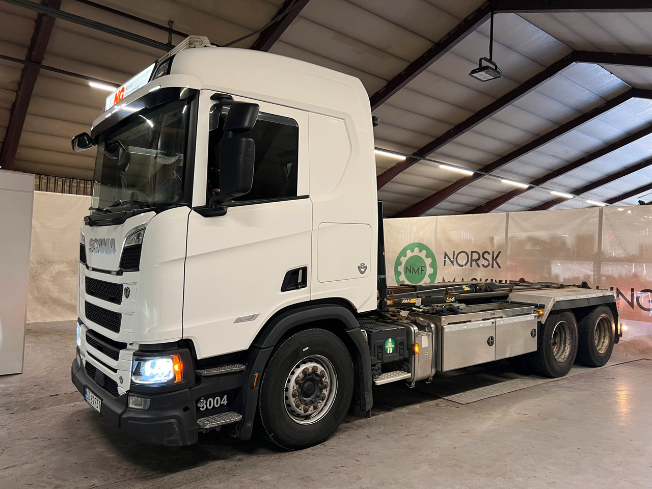Scania R 580 med Joab krok - Camion ampliroll: photos 1 Scania R 580 med Joab krok - Camion ampliroll: photos 1
