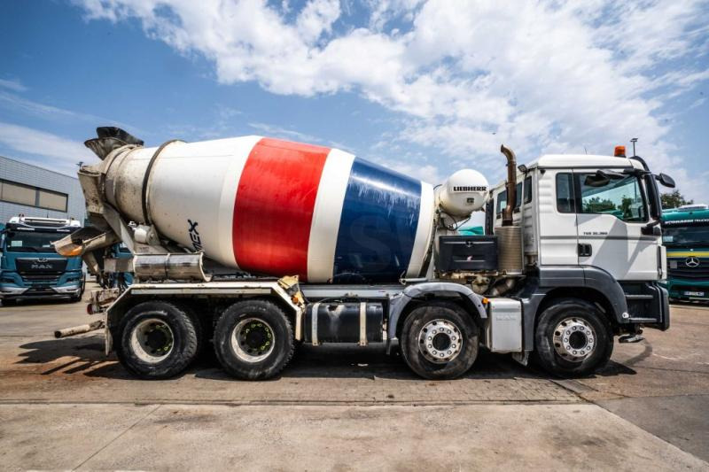 MAN TGS 32 360 BB+ LIEBHERR 9m3 - Camion malaxeur: photos 3 MAN TGS 32 360 BB+ LIEBHERR 9m3 - Camion malaxeur: photos 3