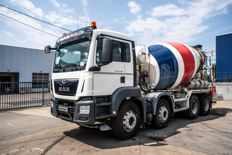 MAN TGS 32 360 BB+ LIEBHERR 9m3 - Camion malaxeur: photos 1 MAN TGS 32 360 BB+ LIEBHERR 9m3 - Camion malaxeur: photos 1