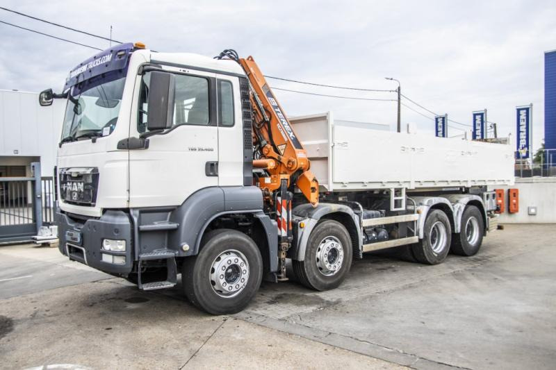 MAN TGS 35.400+TEREX 16T/2 - Camion benne, Camion grue: photos 4 MAN TGS 35.400+TEREX 16T/2 - Camion benne, Camion grue: photos 4