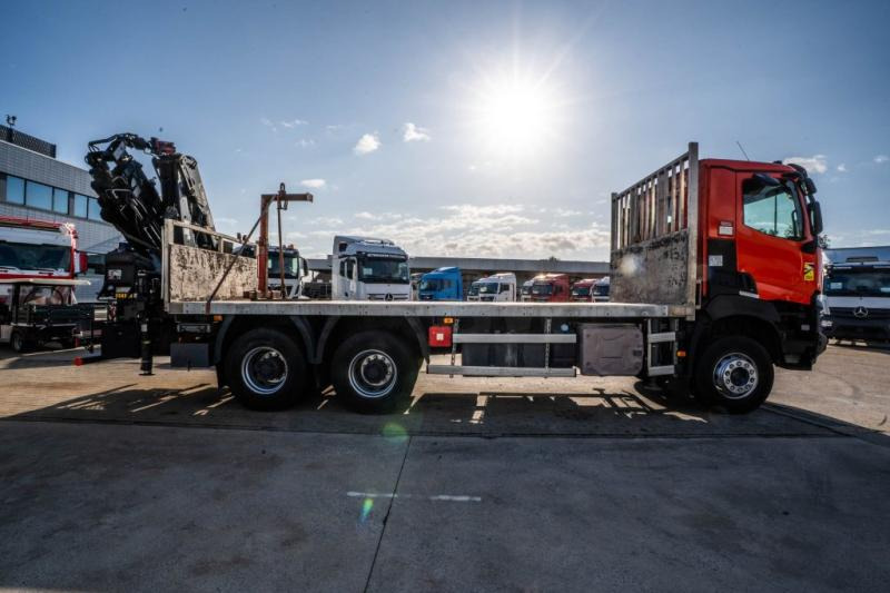 Renault K 380+HIAB 16T/m ( 4 Ext.) - Camion plateau, Camion grue: photos 3 Renault K 380+HIAB 16T/m ( 4 Ext.) - Camion plateau, Camion grue: photos 3