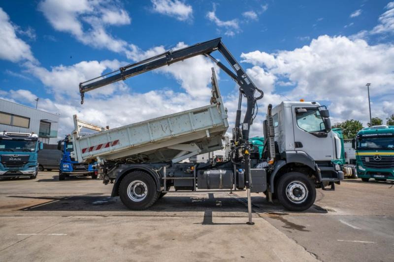 Renault KERAX 370 DXI + TRI BENNE+HIAB 16t/m + 2 EXT - Camion benne, Camion grue: photos 3 Renault KERAX 370 DXI + TRI BENNE+HIAB 16t/m + 2 EXT - Camion benne, Camion grue: photos 3