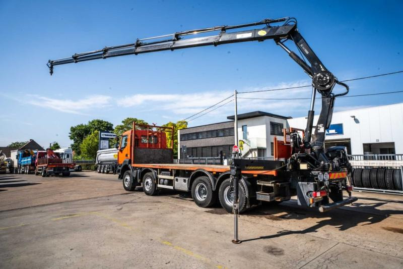 Renault KERAX 430 DXI+ HIAB 16 T/m + 5 EXT - Camion plateau, Camion grue: photos 3 Renault KERAX 430 DXI+ HIAB 16 T/m + 5 EXT - Camion plateau, Camion grue: photos 3