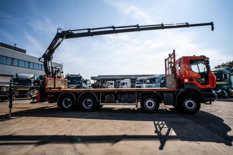 Renault KERAX 430 DXI+ HIAB 16 T/m + 5 EXT - Camion plateau, Camion grue: photos 5 Renault KERAX 430 DXI+ HIAB 16 T/m + 5 EXT - Camion plateau, Camion grue: photos 5