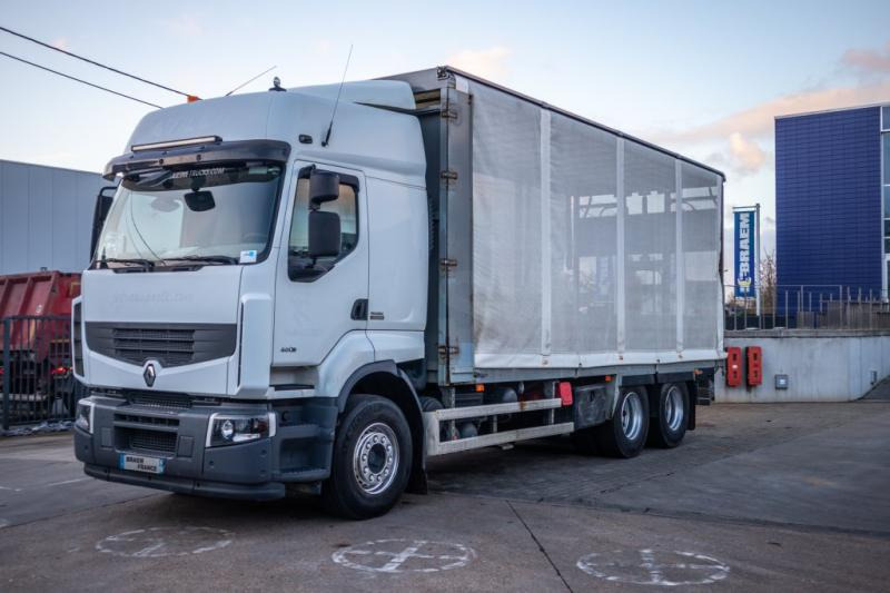 Renault PREMIUM LANDER 460DXI-6x2+10 pneus/tires-intarder - Camion à rideaux coulissants: photos 1 Renault PREMIUM LANDER 460DXI-6x2+10 pneus/tires-intarder - Camion à rideaux coulissants: photos 1