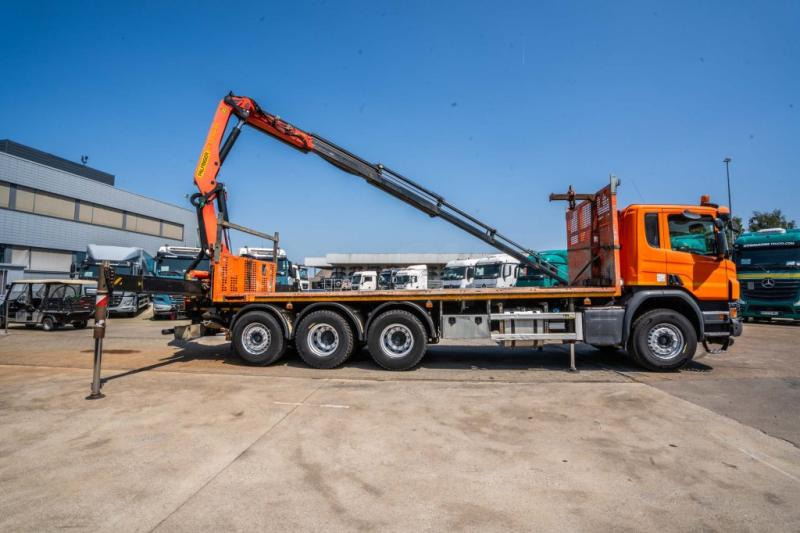 Scania P 410 + PALFINGER PK22002/5 EXT. - Camion plateau, Camion grue: photos 3 Scania P 410 + PALFINGER PK22002/5 EXT. - Camion plateau, Camion grue: photos 3