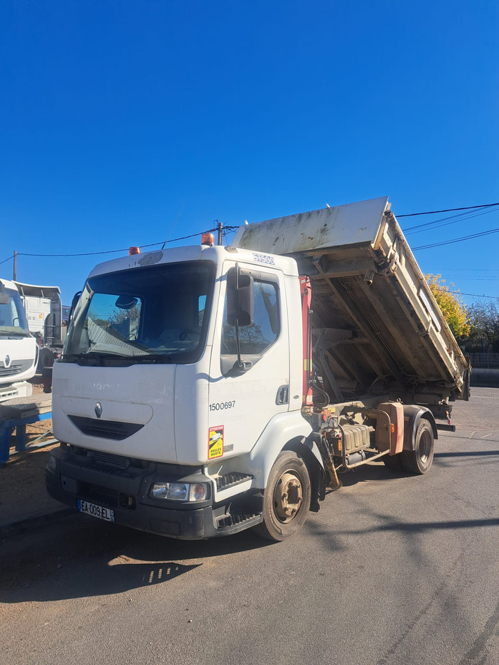 RENAULT MIDLUM 180 - Camion benne: photos 1 RENAULT MIDLUM 180 - Camion benne: photos 1