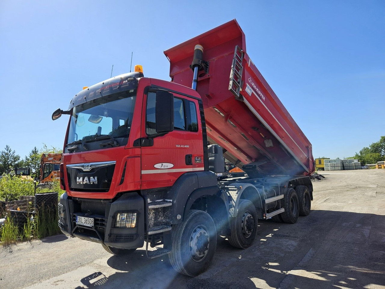 MAN TGS 41.480 8x8 - Tipper - Camion benne: photos 3 MAN TGS 41.480 8x8 - Tipper - Camion benne: photos 3