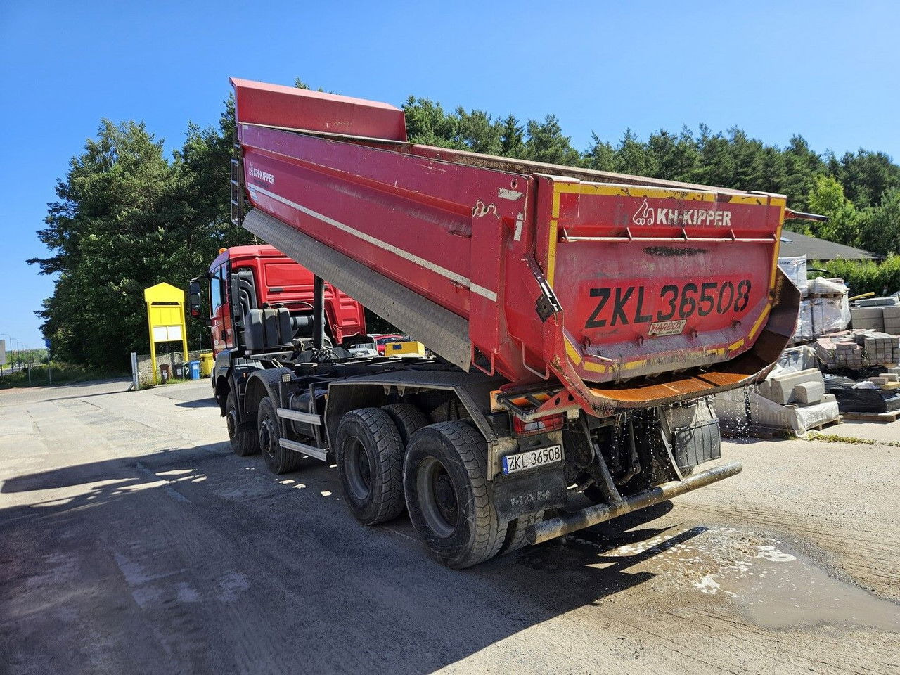 MAN TGS 41.480 8x8 - Tipper - Camion benne: photos 4 MAN TGS 41.480 8x8 - Tipper - Camion benne: photos 4