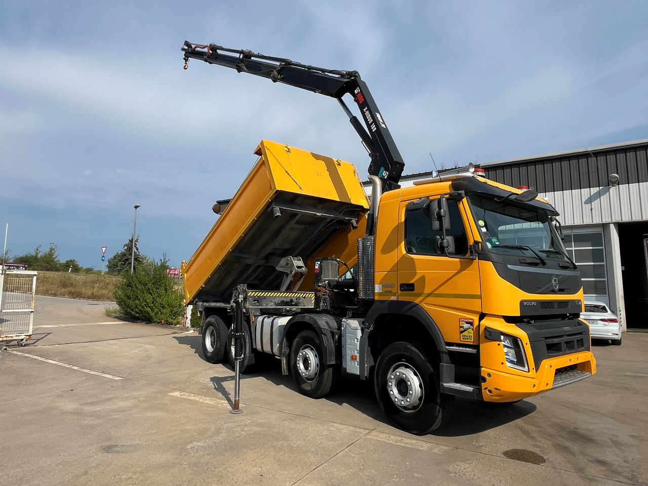 VOLVO FMX 460, 8x4, 2017, HIAB 188 - Camion benne, Camion grue: photos 1 VOLVO FMX 460, 8x4, 2017, HIAB 188 - Camion benne, Camion grue: photos 1