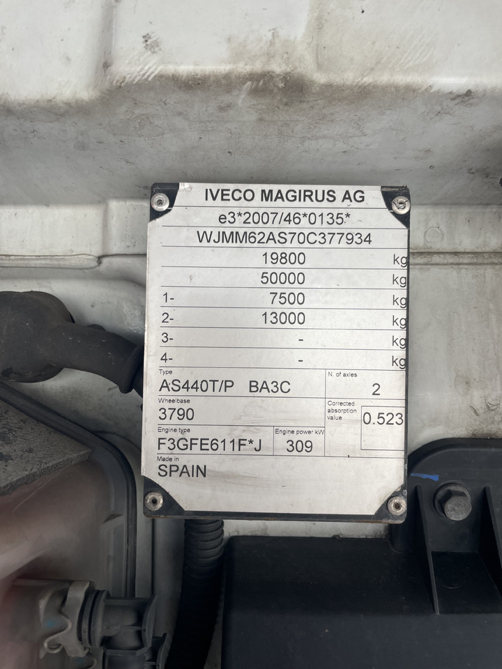 Crédit-bail IVECO STRALIS AS440 T/P Retarder IVECO STRALIS AS440 T/P Retarder: photos 14
