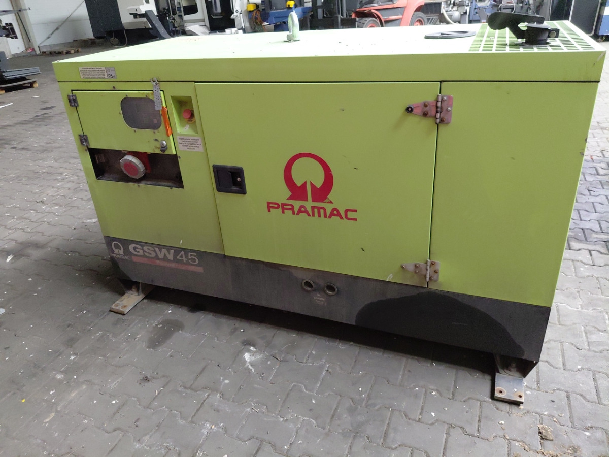 Agregat prądotwórczy – PRAMAC GSW 45Y – 39,7 kW – ON - Groupe électrogène: photos 1 Agregat prądotwórczy – PRAMAC GSW 45Y – 39,7 kW – ON - Groupe électrogène: photos 1
