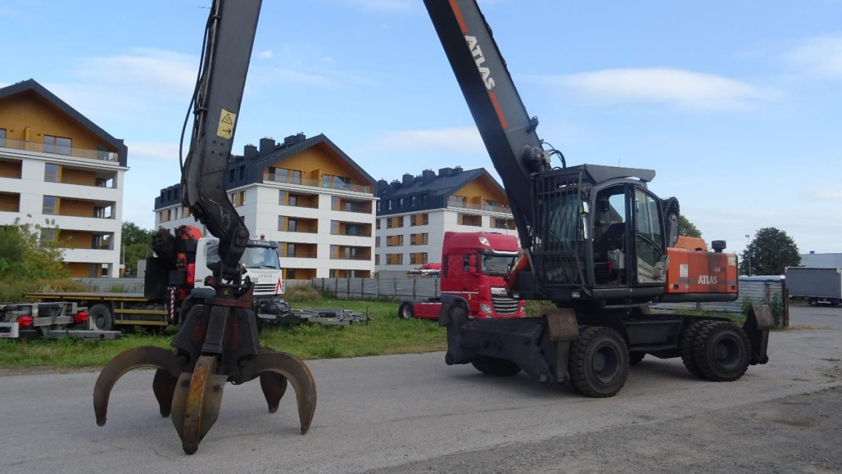 Maszyna przeładunkowa ATLAS 350MH - 2013/2018 - 166kW - 15,9m zasięgu - Pelle de manutention: photos 1 Maszyna przeładunkowa ATLAS 350MH - 2013/2018 - 166kW - 15,9m zasięgu - Pelle de manutention: photos 1