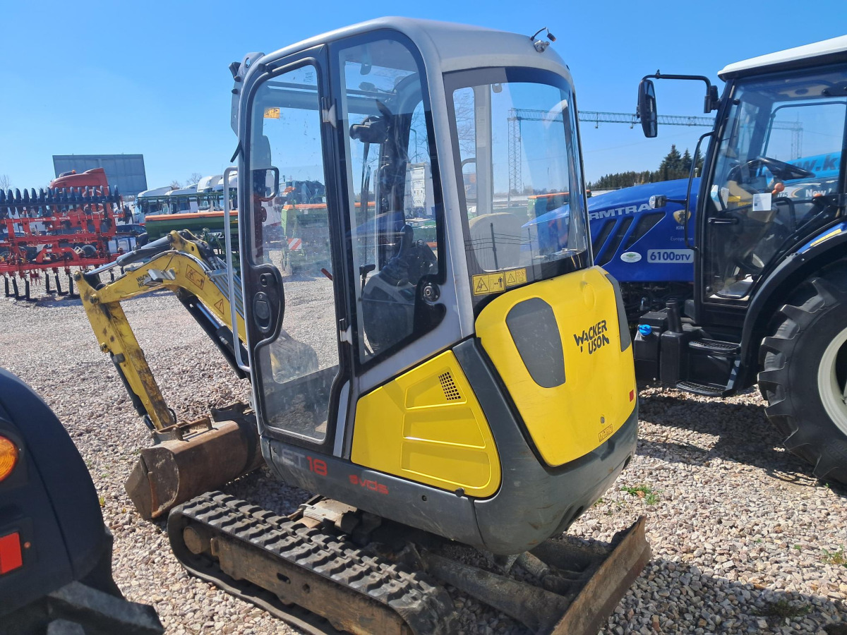 Minikoparka gąsienicowa WACKER NEUSON ET18 - 2021 - 1597 mth - 3 łyżki - Mini pelle: photos 3 Minikoparka gąsienicowa WACKER NEUSON ET18 - 2021 - 1597 mth - 3 łyżki - Mini pelle: photos 3