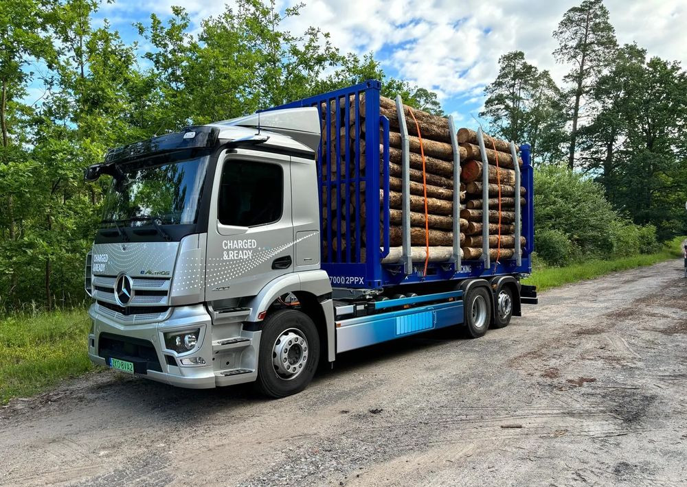 Mercedes-Benz eActros 400 6x2 BDF Elektryczny - Camion grumier, Camion électrique: photos 1 Mercedes-Benz eActros 400 6x2 BDF Elektryczny - Camion grumier, Camion électrique: photos 1