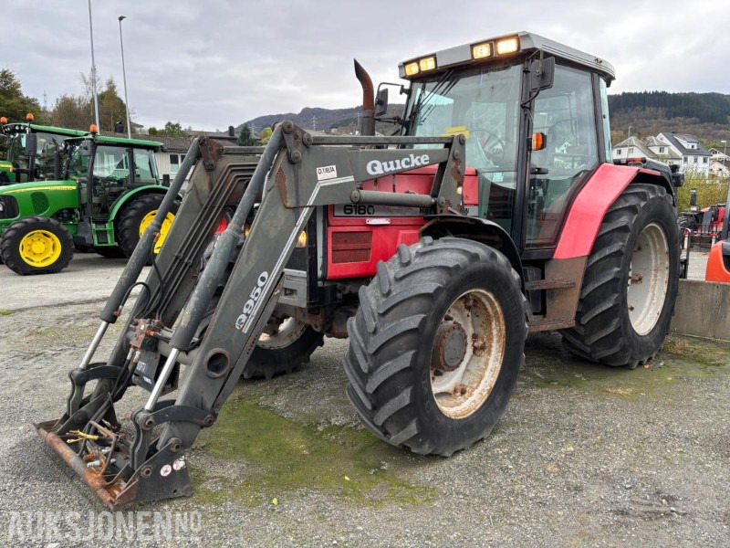 1996 Massey Ferguson 6180. Quicke Q950 Frontlaster - Tracteur agricole: photos 2 1996 Massey Ferguson 6180. Quicke Q950 Frontlaster - Tracteur agricole: photos 2