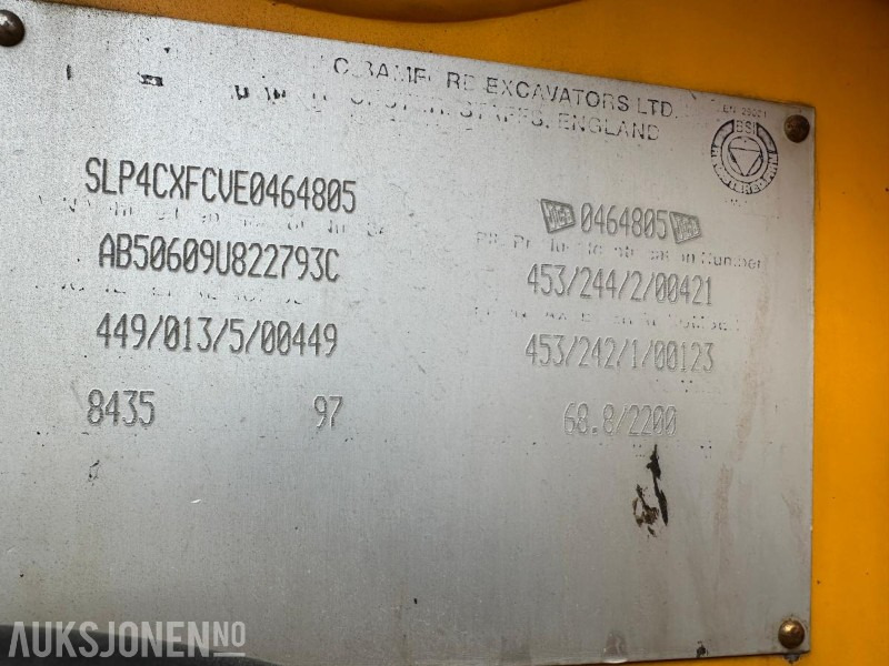 1997 JCB 4CX TRAKTORGRAVER - Ca. 7000 Timer - Tractopelle: photos 4 1997 JCB 4CX TRAKTORGRAVER - Ca. 7000 Timer - Tractopelle: photos 4
