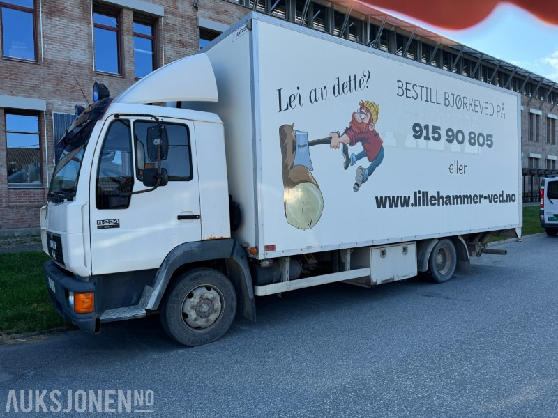 1998 MAN 8.224 LLC skapbil med løftelem og sidedør - Camion fourgon: photos 1 1998 MAN 8.224 LLC skapbil med løftelem og sidedør - Camion fourgon: photos 1