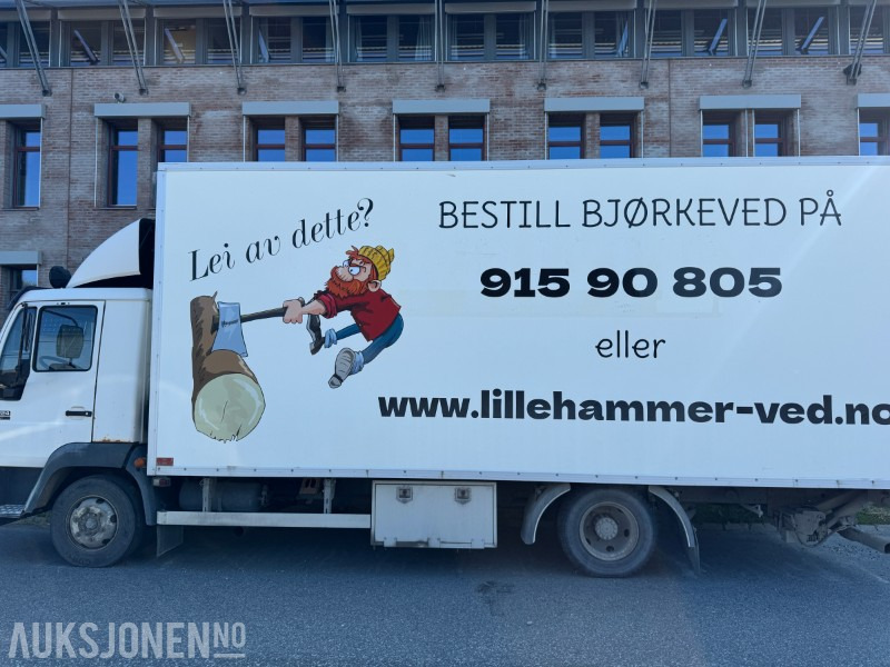 1998 MAN 8.224 LLC skapbil med løftelem og sidedør - Camion fourgon: photos 3 1998 MAN 8.224 LLC skapbil med løftelem og sidedør - Camion fourgon: photos 3