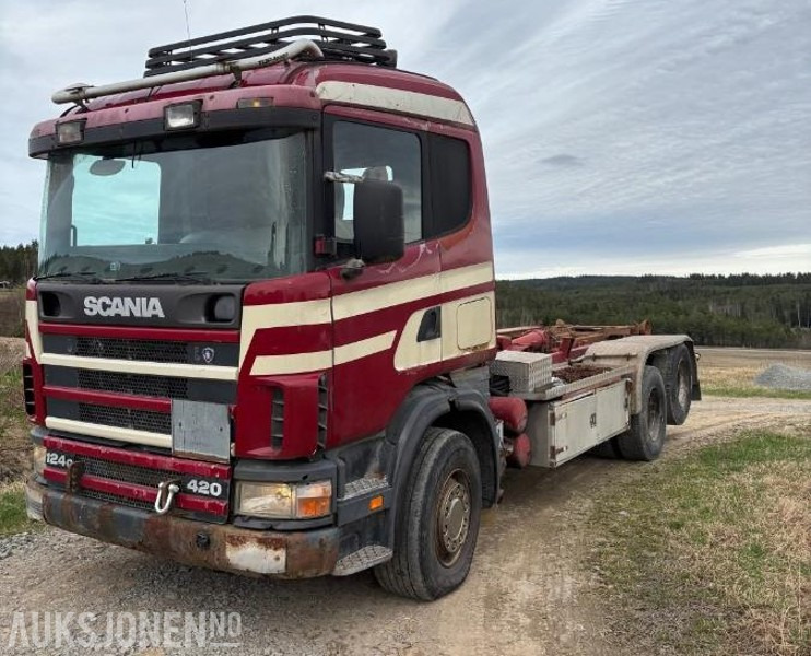 1999 Scania R-serie R124 KROKLØFT - Camion ampliroll: photos 1 1999 Scania R-serie R124 KROKLØFT - Camion ampliroll: photos 1