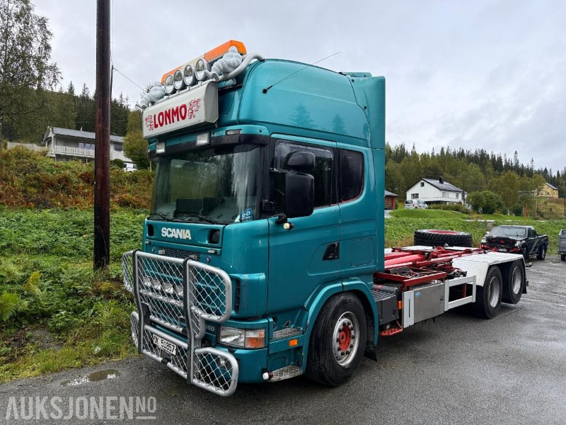 2002 Scania R480 6X2 V8 Krokløft EURO3 - Camion ampliroll: photos 1 2002 Scania R480 6X2 V8 Krokløft EURO3 - Camion ampliroll: photos 1