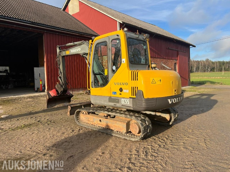 2002 Volvo EC55 beltegraver - 3 skuffer - 6396 timer - Pelle: photos 4 2002 Volvo EC55 beltegraver - 3 skuffer - 6396 timer - Pelle: photos 4