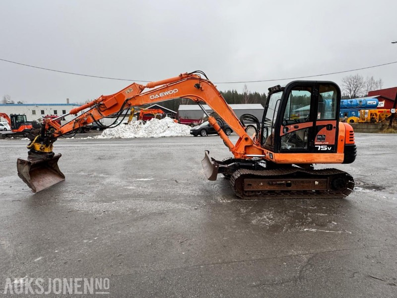 2004 Daewoo Solar 75v gravemaskin / tiltrotator / pusseskuffe / 3626 timer - Pelle: photos 2 2004 Daewoo Solar 75v gravemaskin / tiltrotator / pusseskuffe / 3626 timer - Pelle: photos 2
