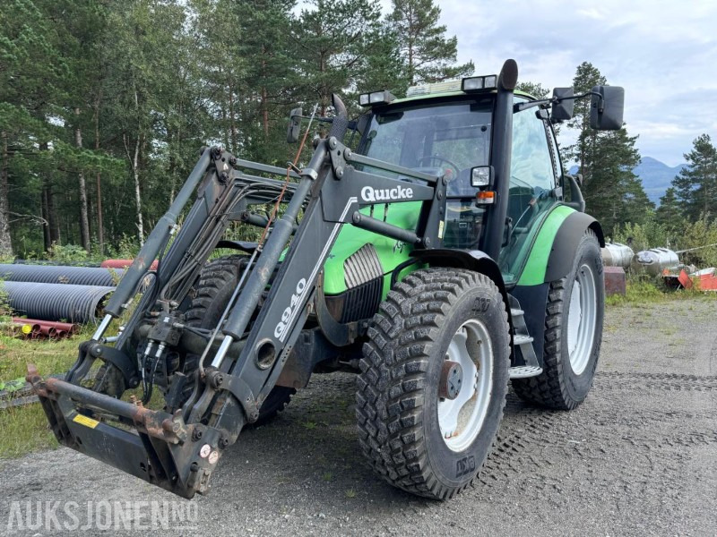 2004 Deutz Agrotron 90 MK3 - Med Quicke Q940 frontlaster - 40km/t - Tracteur agricole: photos 1 2004 Deutz Agrotron 90 MK3 - Med Quicke Q940 frontlaster - 40km/t - Tracteur agricole: photos 1