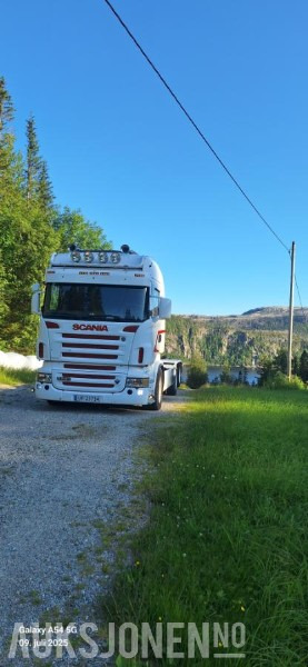 2004 Scania R580 6x2 krokbil - 20t JOAB krok - Kranhydraulikk - Camion ampliroll: photos 1 2004 Scania R580 6x2 krokbil - 20t JOAB krok - Kranhydraulikk - Camion ampliroll: photos 1