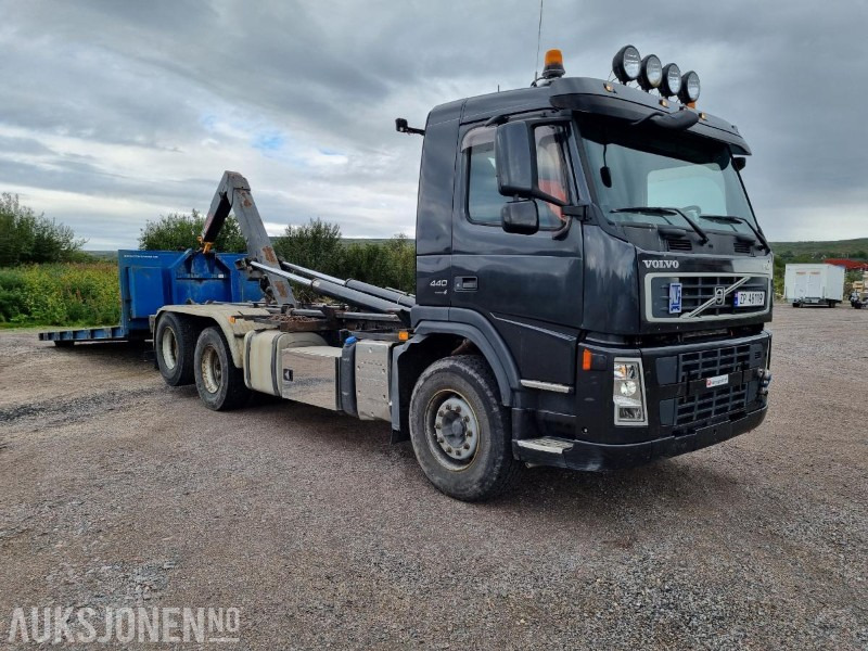 2007 Volvo FM62R Krokbil 6X2 - HIAB 20T - VBG - Tipphydraulikk - 364401KM - Camion ampliroll: photos 1 2007 Volvo FM62R Krokbil 6X2 - HIAB 20T - VBG - Tipphydraulikk - 364401KM - Camion ampliroll: photos 1