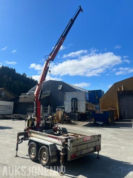 2008 Tysse tandemhenger med Fassi F22A.22 kran - klar til bruk, Nysertifisert! - Grue: photos 3 2008 Tysse tandemhenger med Fassi F22A.22 kran - klar til bruk, Nysertifisert! - Grue: photos 3