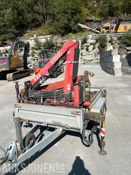 2008 Tysse tandemhenger med Fassi F22A.22 kran - klar til bruk, Nysertifisert! - Grue: photos 5 2008 Tysse tandemhenger med Fassi F22A.22 kran - klar til bruk, Nysertifisert! - Grue: photos 5