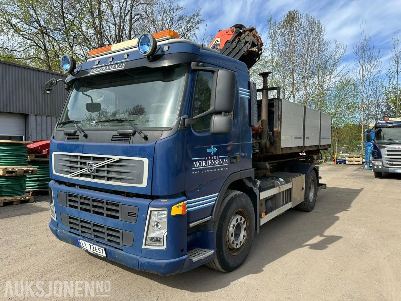 2008 Volvo FM400 4X2 kranbil / Palfinger PK12002-EH kran / EU-ok / Ekstra flak - Camion grue: photos 1 2008 Volvo FM400 4X2 kranbil / Palfinger PK12002-EH kran / EU-ok / Ekstra flak - Camion grue: photos 1