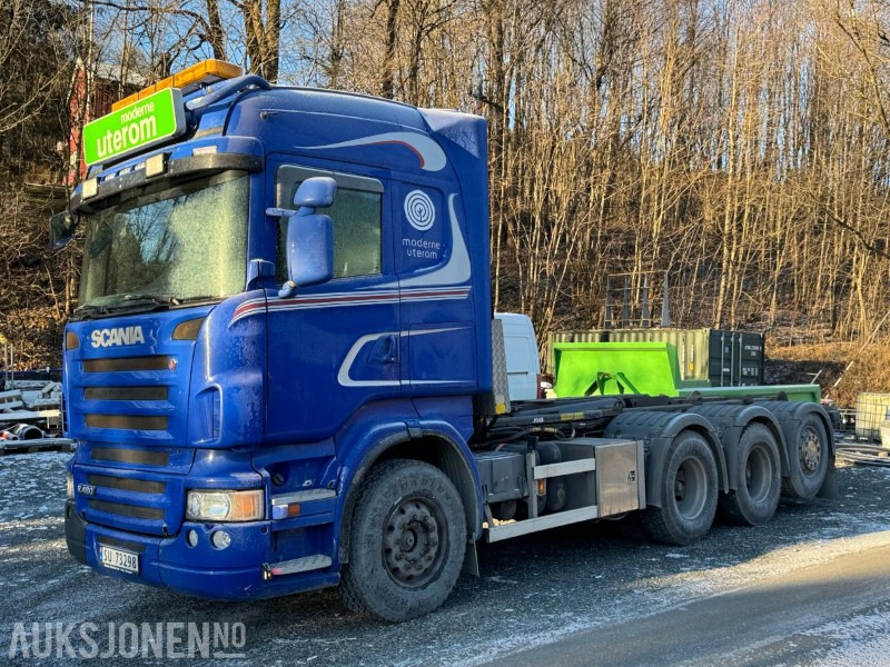 2009 Scania R480 krokbil / 4-akslet / Nylig EU-godkjent - Camion ampliroll: photos 1 2009 Scania R480 krokbil / 4-akslet / Nylig EU-godkjent - Camion ampliroll: photos 1