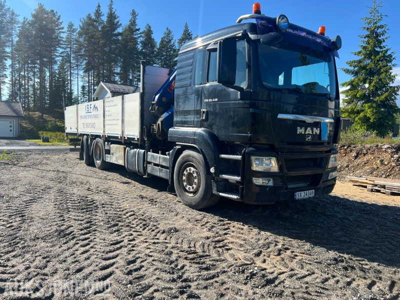 2010 MAN TGS 26.440 KRANBIL PM 22SP KRAN MED FJERNKONTROLL - Camion grue: photos 3 2010 MAN TGS 26.440 KRANBIL PM 22SP KRAN MED FJERNKONTROLL - Camion grue: photos 3