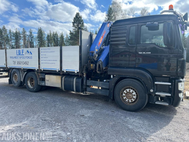 2010 MAN TGS 26.440 KRANBIL PM 22SP KRAN MED FJERNKONTROLL - Camion grue: photos 4 2010 MAN TGS 26.440 KRANBIL PM 22SP KRAN MED FJERNKONTROLL - Camion grue: photos 4