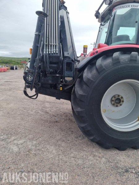 2010 Massey Ferguson 5470 Dyna 4 med Kran - Hiab 122E-5 HiDuo - Gaffler - Skuffe - 1453KM - Tracteur agricole: photos 5 2010 Massey Ferguson 5470 Dyna 4 med Kran - Hiab 122E-5 HiDuo - Gaffler - Skuffe - 1453KM - Tracteur agricole: photos 5