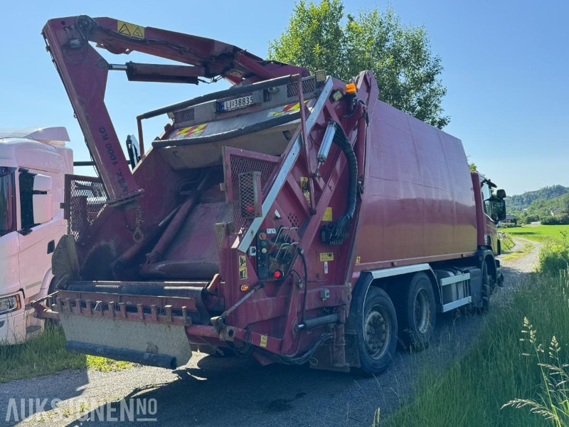 2010 Scania P-serie komprimatorbil med kran / Nylig EU-godkjent - Benne à ordures ménagères: photos 5 2010 Scania P-serie komprimatorbil med kran / Nylig EU-godkjent - Benne à ordures ménagères: photos 5