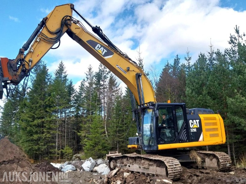 Pelle 2012 Cat 329 EL Gravemaskin - Graveskuffe - Pigghammer - S80 - Timer: 11482: photos 1