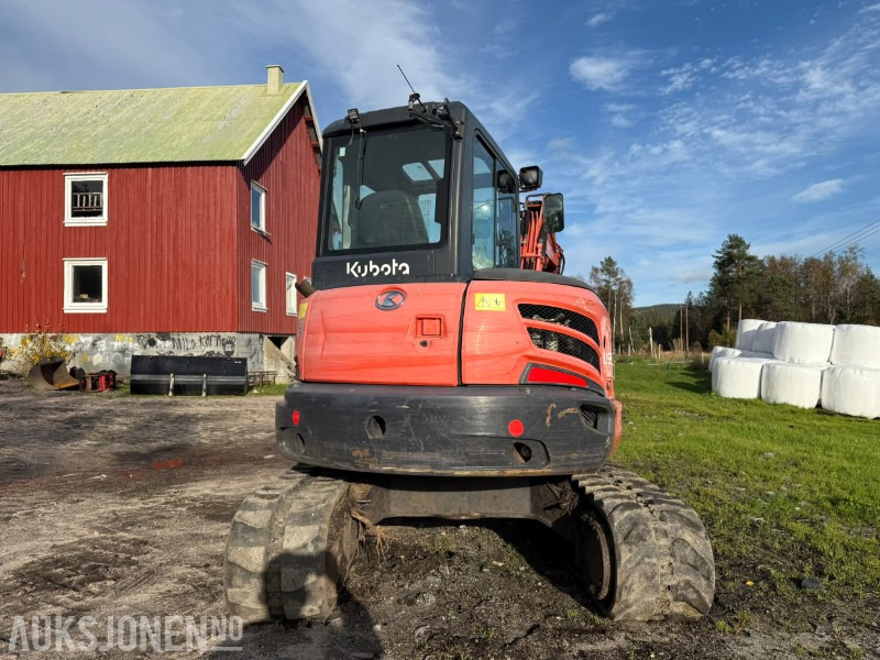 2012 Kubota U55-4 5,5 tonns gravemaskin med Steelwrist rototilt og 2 skuffer - Pelle: photos 5 2012 Kubota U55-4 5,5 tonns gravemaskin med Steelwrist rototilt og 2 skuffer - Pelle: photos 5