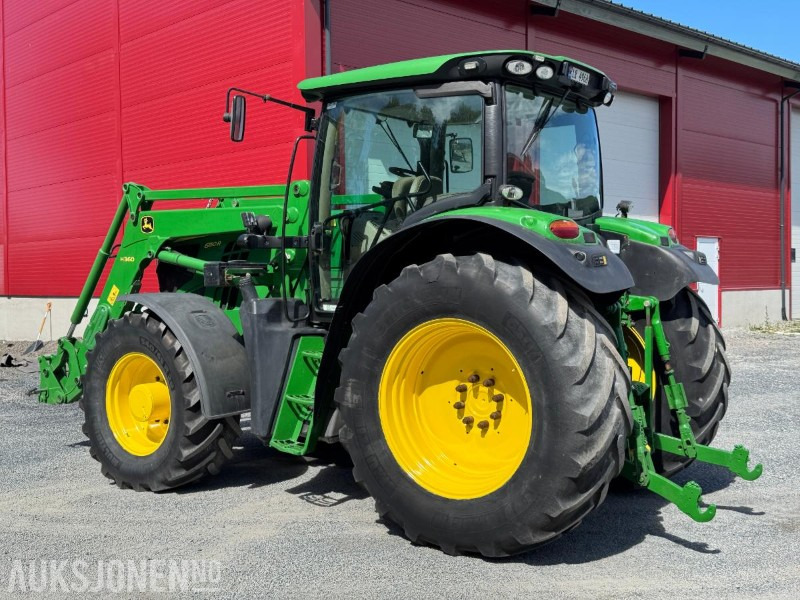 2013 John Deere 6150R traktor med frontlaster / Nylig EU-godkjent - Tracteur agricole: photos 3 2013 John Deere 6150R traktor med frontlaster / Nylig EU-godkjent - Tracteur agricole: photos 3
